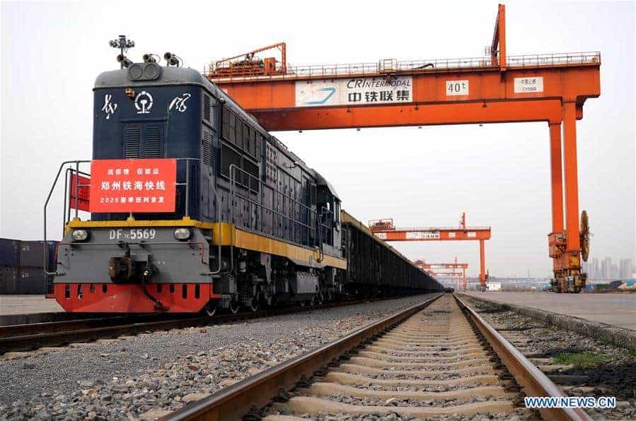 Sea-Rail Intermodal Train from Shuangliu International Intermodal Port