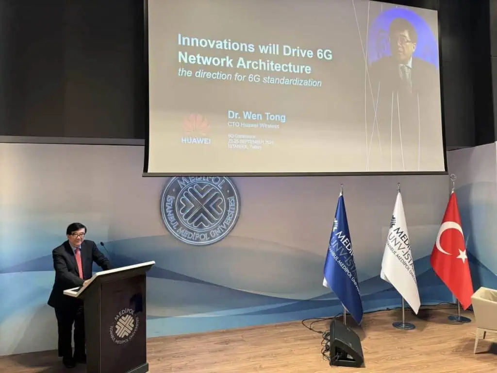 Huawei Wireless CTO Tong Wen Gave Keynote Speech at 6G Conference at Istanbul, Türkiye.