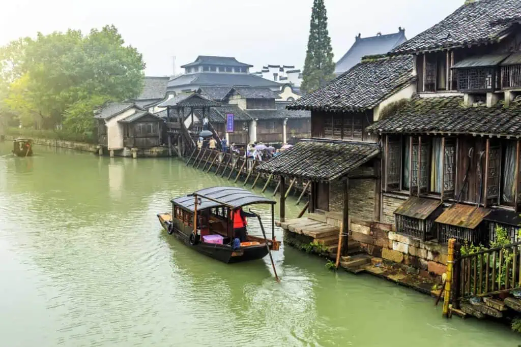 Wuzhen's beautiful rivers and ancient architectural landscapes.